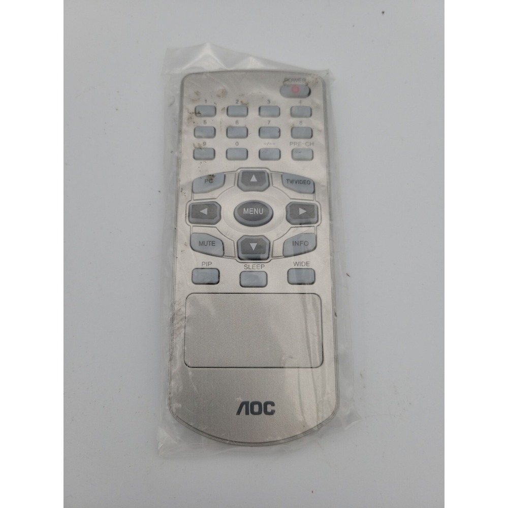 AOC Remote Control 098GR7GW3CCACT Silver TV PC OEM Genuine
